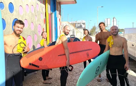 Riding Waves and Making Memories: A Group Surf Lesson to Remember
