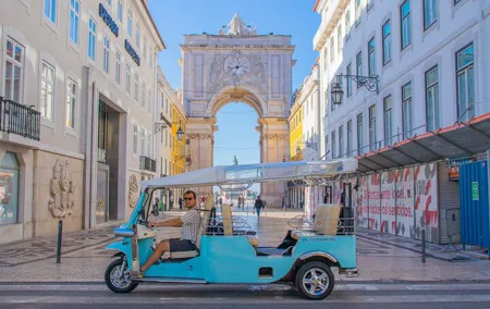 Lisbon All Viewpoints 3 Hour Tuk Tuk Tour with True Local Guide