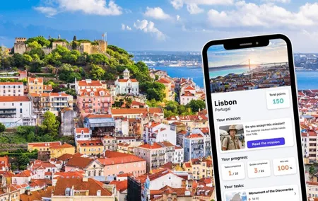 Lisbon Exploration Private Game and City Tour on your Phone