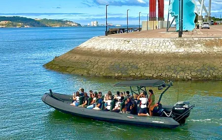 Dolphins in the Tejo