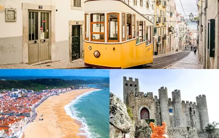 Nazaré, Óbidos and Lisbon Full-day Private Tour from Lisbon