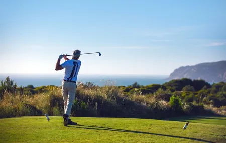 Golf & Palaces: Morning Tee Time + Sintra: Pena Palace Tour