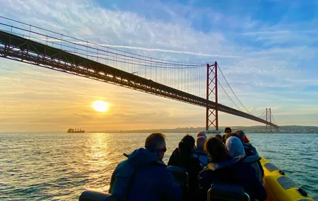 Tagus River Cruise and Lisbon Sunset Speed Boat Tour