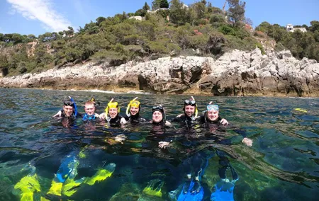 Boat trip and snorkeling in Villefranche - sur - Mer
