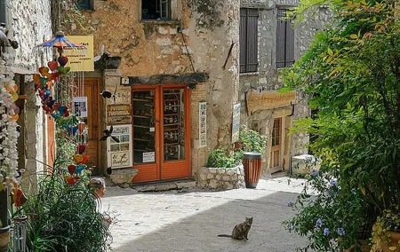 Medieval villages not far from Nice in the French Riviera France