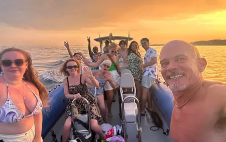 Sunset Bliss: Boat Excursion with Aperitif on French Riviera