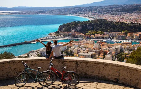 A beautiful escape on an electric bike
