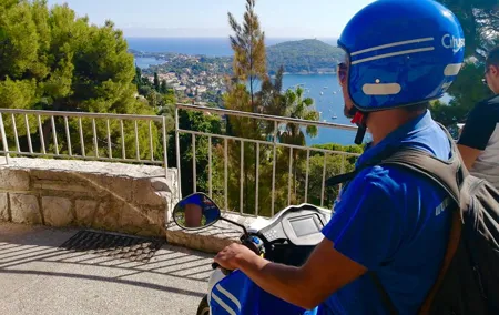 Coastal Riviera & Eagle Nest Villages Scooter Day Tour with Tasting from Nice