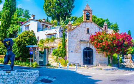 Hinterland of the French Riviera and its medieval villages