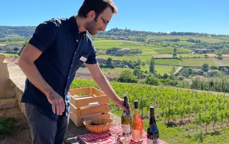Golden stones Beaujolais Wine Tour with Tastings from Lyon