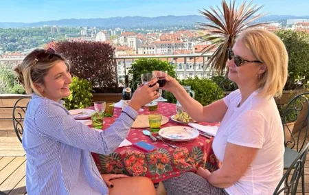 Elegant 5-Course Rooftop Dinner with Panoramic Views of Lyon