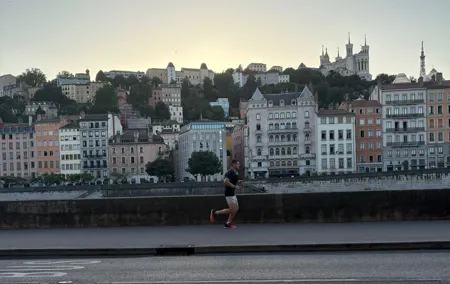 Explore Lyon via Running Walking
