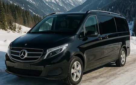 Private transfer from Lyon to Val d’Isère in a premium van