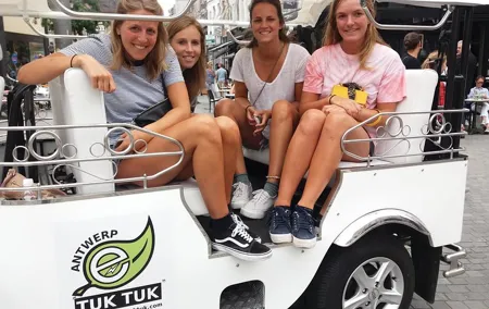 TukTuk tour through historic Antwerp of 1.5 hours