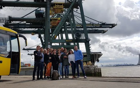 Guided Antwerp Port Tour, in your Car or Minibus