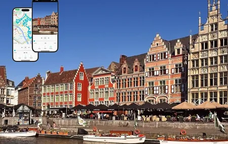 Ghent Highlights Walking Tour with Smartphone App