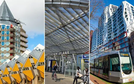 Private Rotterdam Walking Tour Including Cube House Entrance