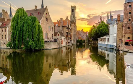 Door-to-door private direct transfer from Rotterdam to Bruges