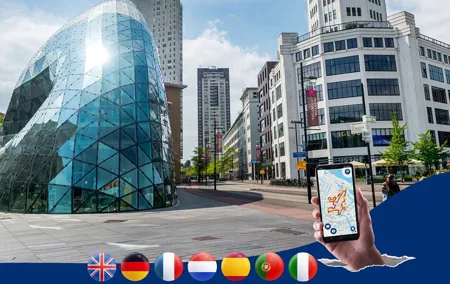 Eindhoven: City Walk with Audioguide in 7 Languages on your Phone