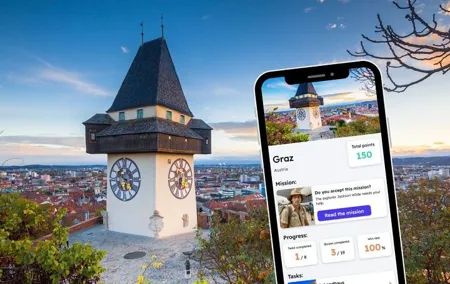 Graz Exploration Game and City Tour on your Phone