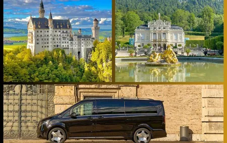 Neuschwanstein Castle and Linderhof Tour with Tour Guide Private