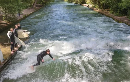 Munich: Surf Experience In Munich Eisbach River Wave -Germany