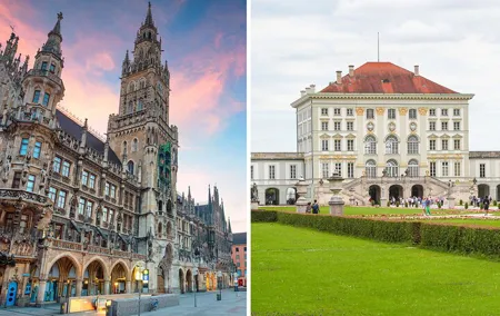 Private Munich Old Town and Nymphenburg Castle with Meal