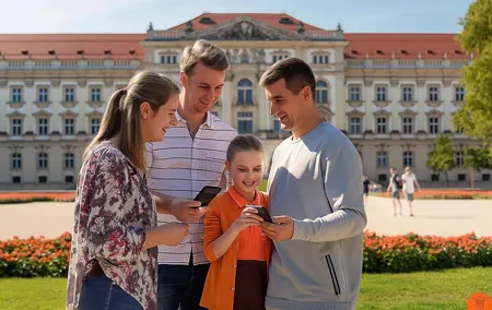 Private audio book city rally around Nymphenburg Palace in Munich