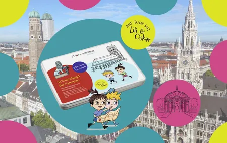 Self-guided sightseeing scavenger hunt for families in Munich