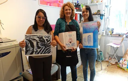 Risography Printing Art Class in Munich to make your own Art