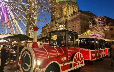 City tour through Nuremberg with the little train - Christmas tour