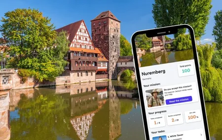 Nuremberg Exploration Game and City Tour on your Phone