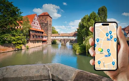 Self-guided scavenger hunt and city game in Nuremberg