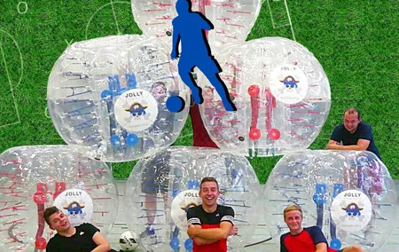 Bubble soccer with fun guarantee and drinks (beer / sparkling wine)