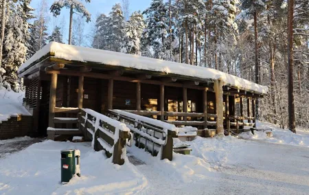 Traditional Smoke Sauna Experience and National Park Visit