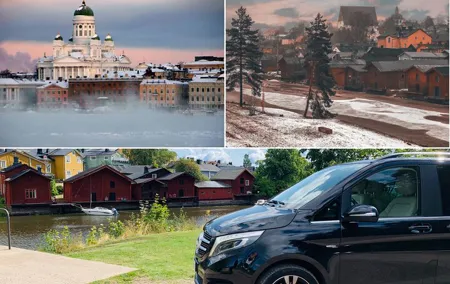 Helsinki and Porvoo Private Tour by Luxury Car with Guide