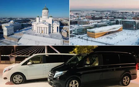 Exclusive Guided Helsinki VIP Tour by Mercedes V class