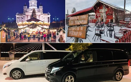 Private Helsinki Guided Tour by Mercedes V-class with guide