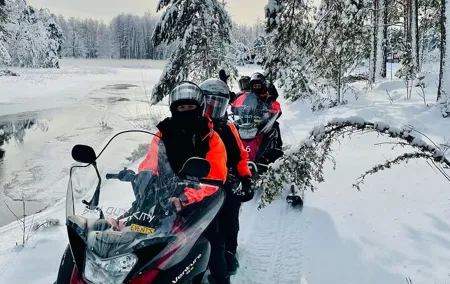 Snowmobile Tour And Glass Igloo Experience