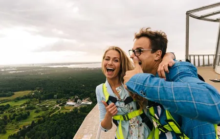 Walk on the Edge Attraction Ticket: Walk Along the Edge of Tallinn TV Tower