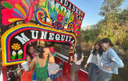 Xochimilco Boat PartyTemptation + 18 with open bar and cleats