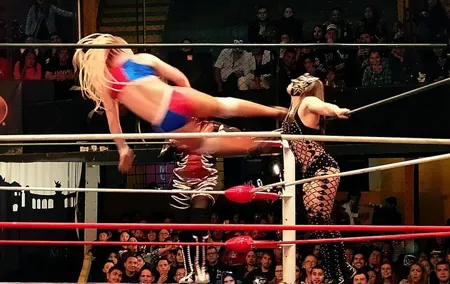 Lucha Libre wrestling show, tacos and beer with artist