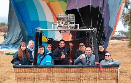 Hot Air Balloon Tour - Teotihuacan