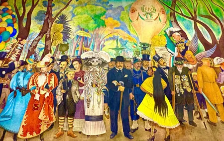 Diego Rivera's murals, hidden treasures