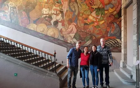 Muralist Art Semi Private Walking Tour in Mexico City Downtown
