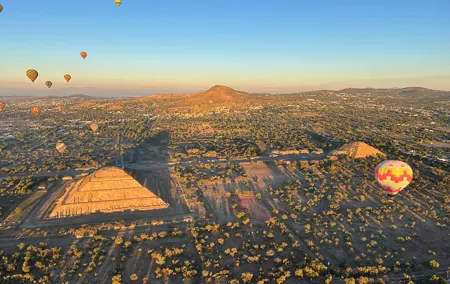 Hot air balloon from CDMX and Restaurant la Gruta (ORIGINAL)