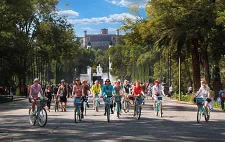 Explore Chapultepec & Mexico City sights by Bike