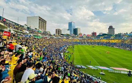 Football game Club America + Estadio Azteca + Estadio Azul