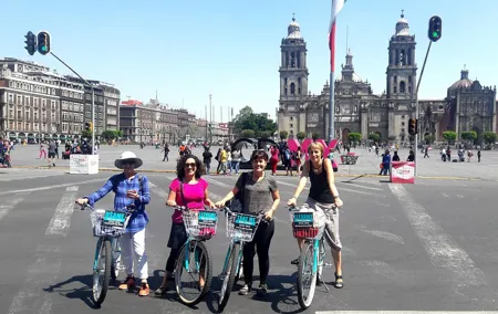 Heritage Bike Tour CDMX evolution since Tenochtitlan