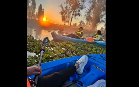 Kayak one more Sunrise Adventure in Xochimilco